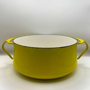 Dansk KOBENSTYLE Yellow 2 Quart Pot, No Lid, Vintage Dansk Designs Denmark